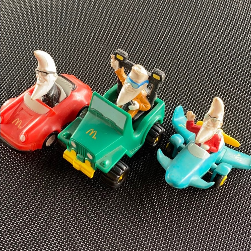 3 McDonald's Happy Meal Mack Tonight Toys